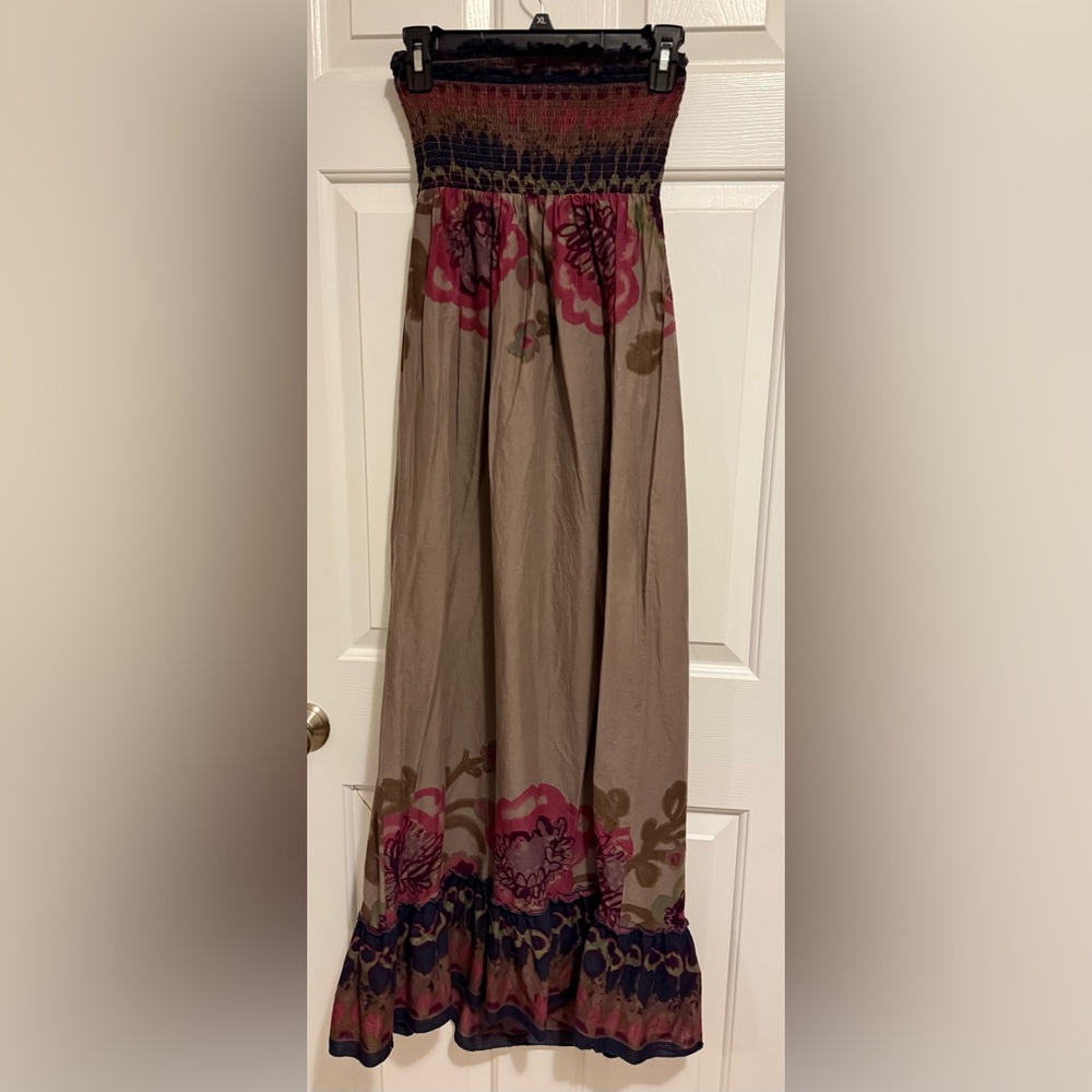 Charlotte Russe Purple and Grey Smocked Dress - Picture 2 of 3